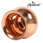 Solid Copper Pooja Kalash Lota with Matka Shaped Shine Design, for Poojan Worship Temple Home (300 ML) - Image 3