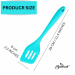 Sanimart Silicone Spatula for Non-Stick Pan, 30CM Turner & Dosa Spatula - Image 4