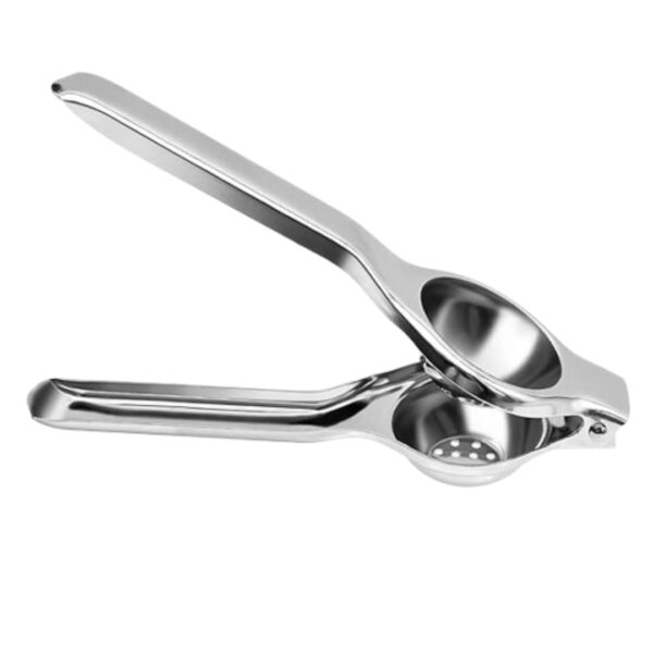 Sanimart 2-in-1 Stainless Steel Lemon Squeezer with Built-in Bottle Opener | Manual Citrus Press Juicer