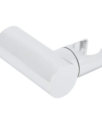 Sanimart Adjustable Wall-Mounted Shower Head Holder | Chrome Finish