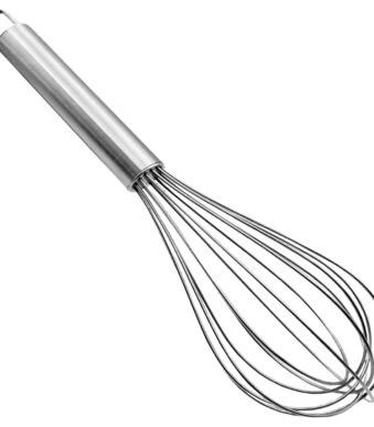 Sanimart Egg Whisker For kitchen - Stainless Steel Whisker For Cake Mixing, Multi Use Kitchen Utensil Prime Whisk with Pipe Handle, Egg Beater for Blending, Whisking, Beating,...