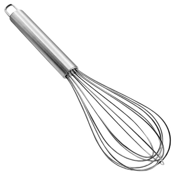 Sanimart Egg Whisker For kitchen - Stainless Steel Whisker For Cake Mixing, Multi Use Kitchen Utensil Prime Whisk with Pipe Handle, Egg Beater for Blending, Whisking, Beating,...