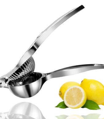 Sanimart Heavy Duty Stainless Steel Hand Juicer | Lemon Squeezer with Comfortable Grip