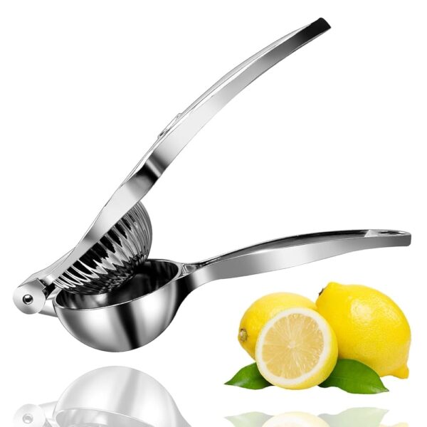 Sanimart Heavy Duty Stainless Steel Hand Juicer | Lemon Squeezer with Comfortable Grip
