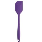 Sanimart Large Heat-Resistant Silicone Spatula | Multipurpose Spatula for Cooking, Baking & Non-Stick Use (Purple)
