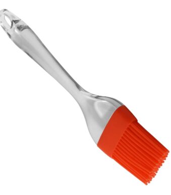 Sanimart Silicone Flat Pastry Cooking Oil Brush for Grilling, Tandoor and BBQ, Multipurpose Silicon Brush .(Multicolor) (1 Pieces)