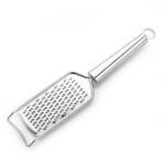 Sanimart Stainless Steel Cheese Grater, Dicer - Multipurpose Grater for Cheese, Ginger, Carrot, Coconut and Vegetable Grater for Kitchen, Restaurant (Grater with Support)