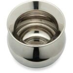 Sanimart Stainless Steel Ganga Sagar Lotaa Kalash Chambu Silver, Ideal for Pooja, Pongal, Weddings, and Karvachauth Rituals - 250ml Size