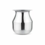 Sanimart Stainless Steel Long Neck Parsi Lota Glass for Drinking Water and Juice | Traditional Kalash Lota for Pooja (550 ML)