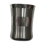 Sanimart Stainless Steel Marlboro Shape Silver Glass for Drinking Water, Milk, Tea, Lassi