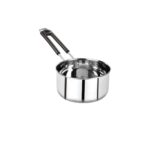 Sanimart Stainless Steel Sauce/Tea/Milk Pan | Induction & Gas Stove Compatible | Multipurpose Cooking Pan with Heat-Resistant Handle (600 ML)