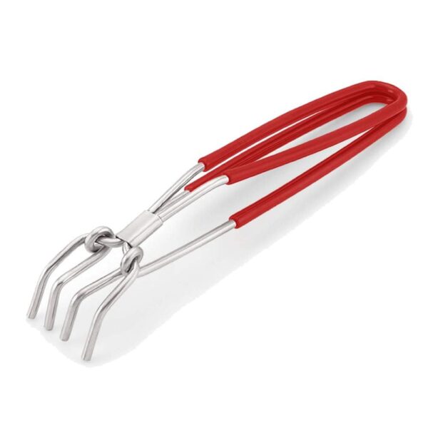 Sanimart Stainless Steel Wire Tong Pakkad Utensil Holder, Pakkad, Cooking Utensil Holder (Pack of 1) (27 cm)