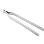 Stainless Steel Chimta for Kitchen | Chimta for Roti | Chapati Chimta|Tong| Cooking Chimta for Kitchen, Restaurants 24.5 cm Roasting Tongs (Pack of 1)