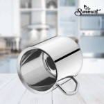 Sanimart Stainless Steel Double-Wall Sober Tea and Coffee Mug Set, Medium, Set of 2 Pcs (180ml) - Image 5